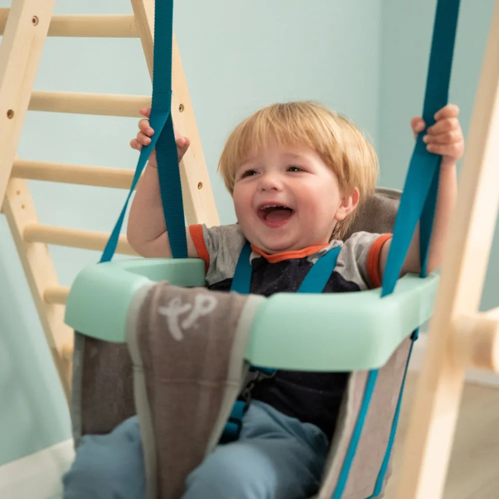 Active-Tots Pikler Style Wooden Climb and Swing