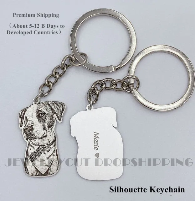 Customized Pet Engrave 925 Sterling Silver Necklace Symbol Necklace
