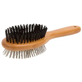 Natural Bamboo Two Sided Brush Cats & Dogs