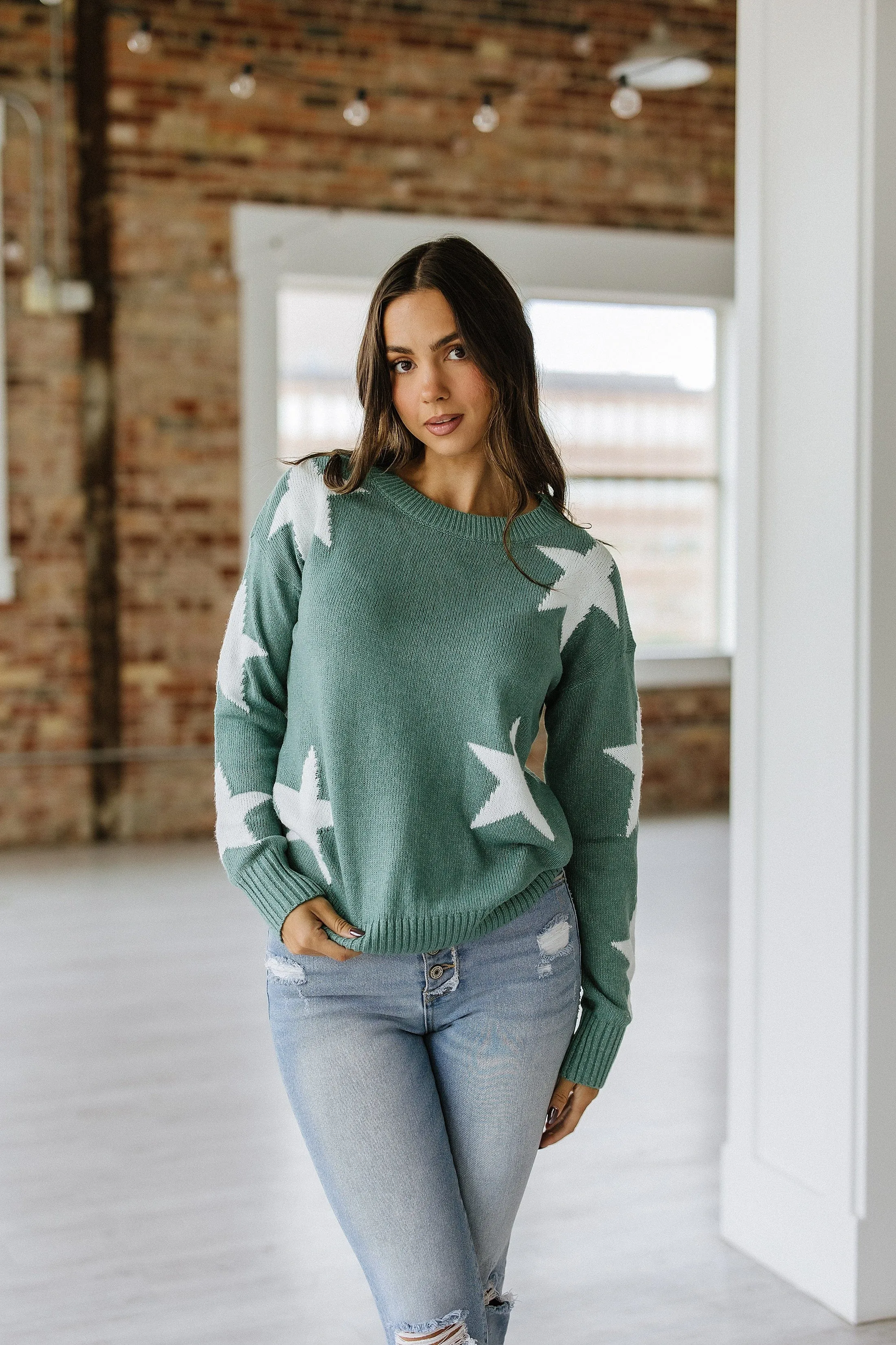 Shylee Star Knit Sweater